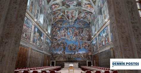 Pôdorys a architektonický rez Sixtínskej kaplnky znázorňujúci jej rozmery a členenie interiéru.