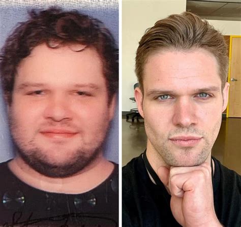 Séria fotografií zobrazujúca premenu vizáže pred a po kurze s dôrazom na prirodzený vzhľad