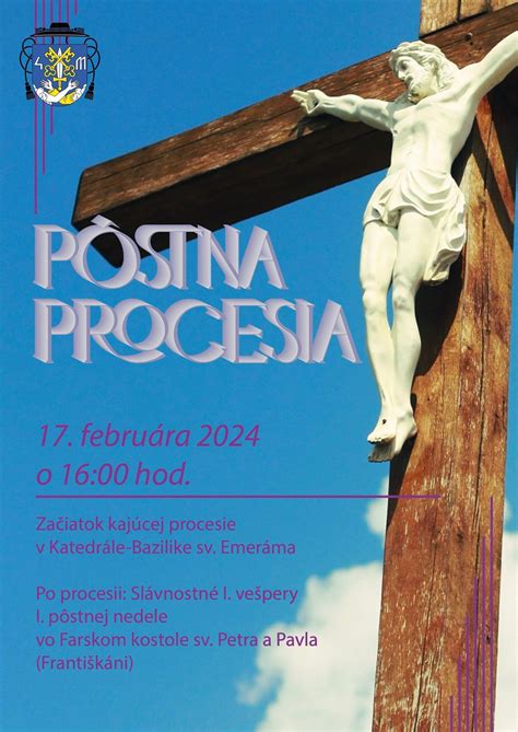 kajúca procesia s prelátom nesúcim kríž
