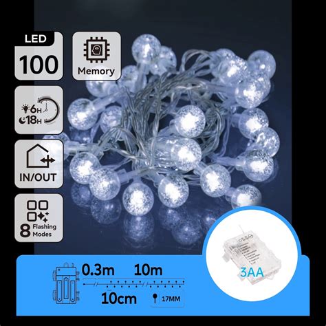 Detailné foto LED diód a transparentného kábla svetelného závesu