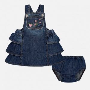 Detské dievčenské denim oblečenie