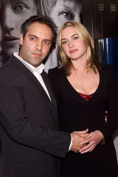 Kate Winslet a Sam Mendes na červenom koberci
