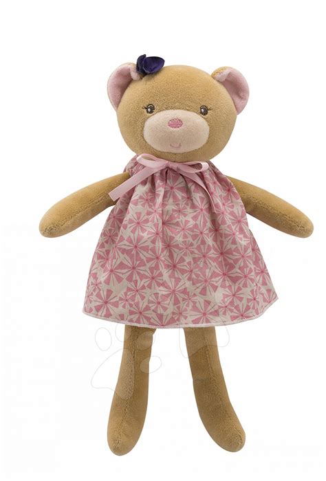 Plyšový medvedík a roztomilá bábika pre malé deti.