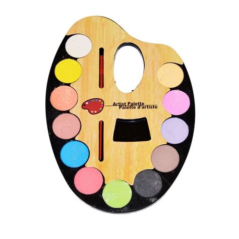 Vizualizácia magickej palety s možnosťou namiešania 4 farieb