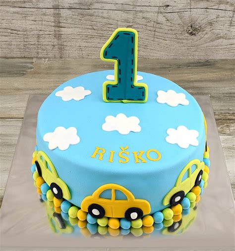 detská torta pre chlapca s motívom vláčika alebo safari