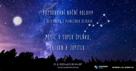 Ilustrácia nočnej oblohy s vyobrazením planét Jupiter a Saturn.