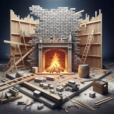 Nákres a ukážka DIY falošného krbu z kartónu