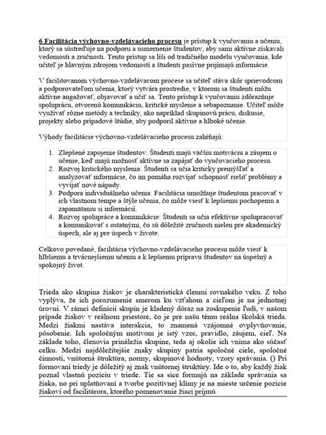 Schéma vzdelávacieho procesu a prepojenia vedeckých disciplín na fakulte