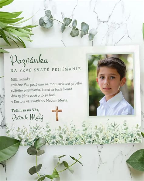 Zarámovaná pozvánka ako pamiatka