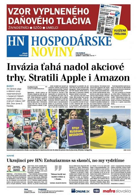 Koláž obálok rôznych časopisov vydavateľstva Mafra Slovakia (Hospodárske noviny, Rytmus života, Evita, Čarovné Slovensko)