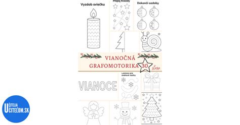 Príklady vianočných omaľovaniek spojených s bludiskami a spojovačkami.