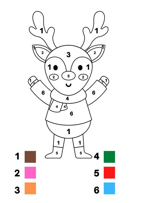 Ukážky vianočných omaľovaniek s úlohami typu vyfarbovanie podľa čísel a bludiská.