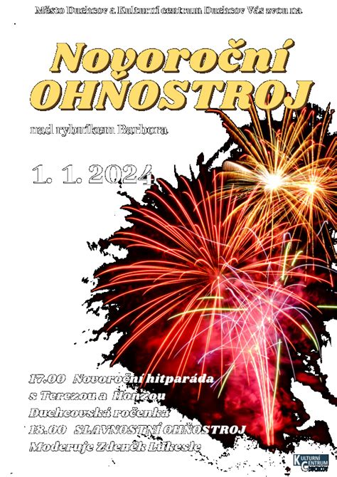 ilustrácia slovenských silvestrovských osláv, ohňostroj nad mestom