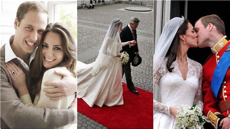 Záber na princa Williama a Kate Middleton v deň ich svadby
