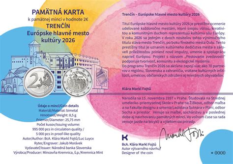 Vizualizácia pamätnej 2 eurovej mince Milana Rastislava Štefánika