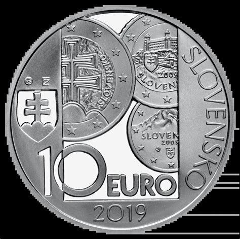 Strieborná zberateľská minca 10 eur k 10. výročiu zavedenia eura na Slovensku