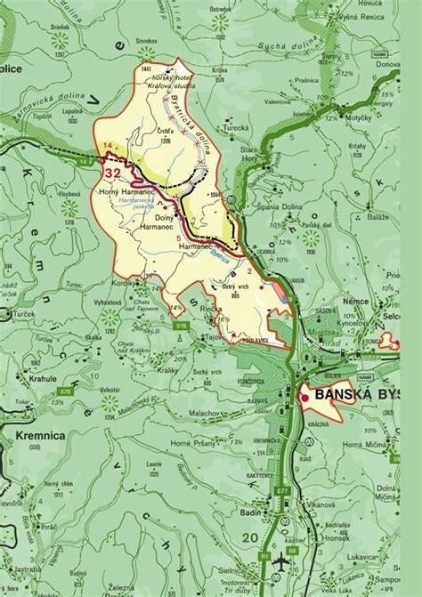 Mapa: Rozsah povstaleckého územia SNP