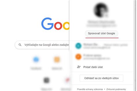 Schéma znázorňujúca proces nastavenia súkromia v službách Google.