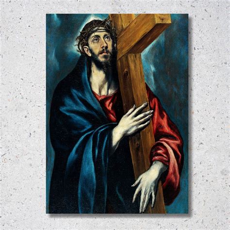 Maľba: Ježiš nesúci kríž