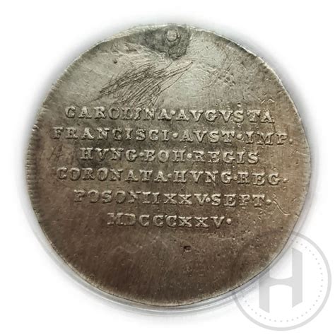 Historický korunovačný žetón Ferdinanda II.