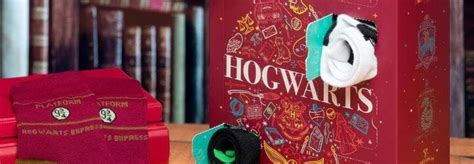 koláž produktových fotografií rôznych adventných kalendárov Harry Potter