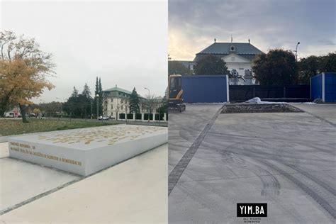 Vizualizácia alebo fotografia Pamätníka Novembra 1989 na Námestí slobody
