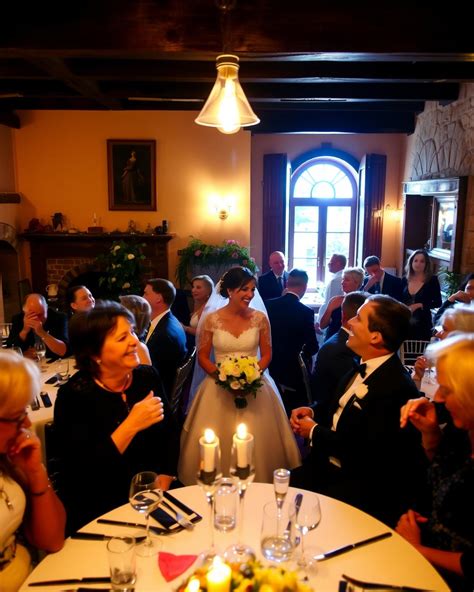 Elegantné vznášajúce sa balóny nad svadobným stolom s girlandami