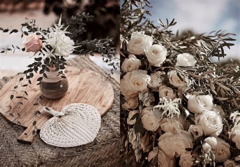 Fotografia neusporiadanej svadobnej kytice v boho štýle s poľnými kvetmi a pampovými trávami