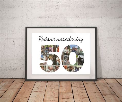 koláž fotiek s nápadmi na darčeky k 50. výročiu svadby