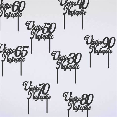 Drevený zápich do torty s motívom ryby alebo udice