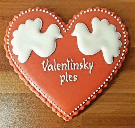 Valentínske perníkové srdiečka