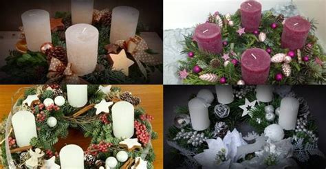 Ilustrácia rôznych druhov korpusov a ihličia pre adventné vence
