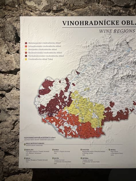 mapa vinohradníckych oblastí Rakúska