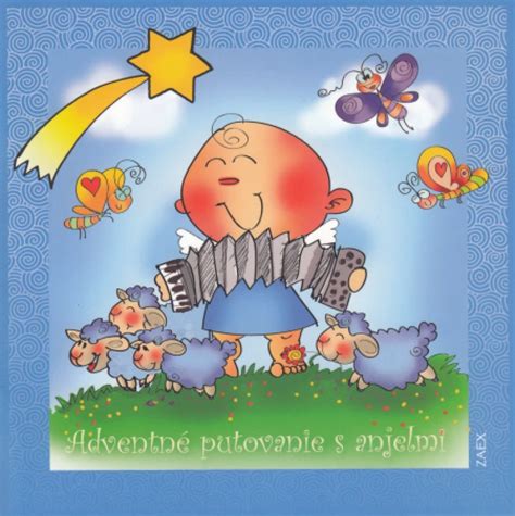 Ilustrácia betlehemskej scény s anjelmi