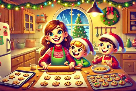 Ilustrácia s vianočnou tematikou a knižnou klasikou