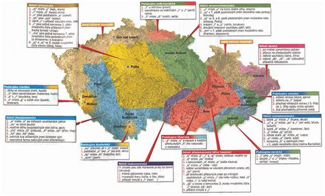 Mapa rozšírenia českých a moravsko-slovenských dialektov
