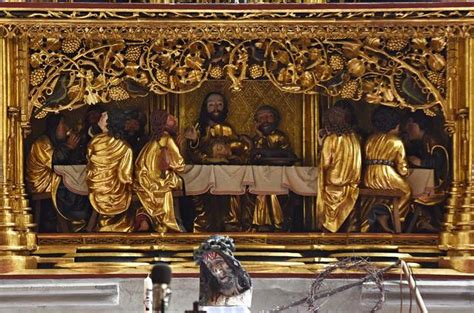 Detailná fotografia Oltára Majstra Pavla v Bazilike sv. Jakuba v Levoči