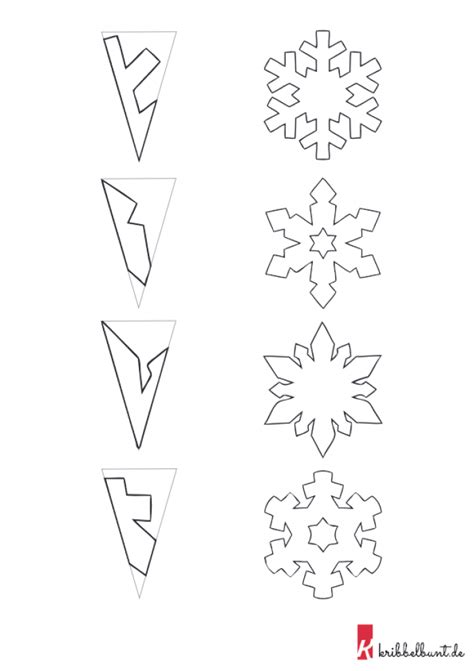 Snehové vločky z papiera