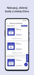 screenshot rozhrania aplikácie Decathlon s vyznačeným miestom pre zobrazenie digitálnej karty a narodeninových odmien
