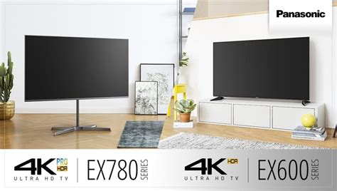 Infografika s kľúčovými funkciami televízora Panasonic EX780