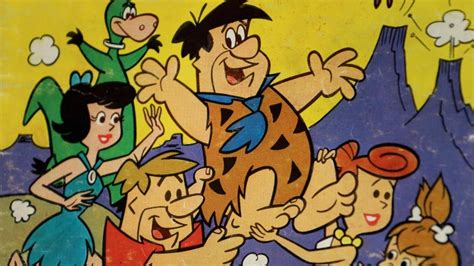 Tematická fotografia rodiny Flintstonovcov v Bedrocku