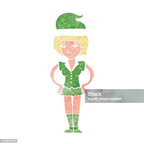 Ilustrácia dámskeho kostýmu elfa