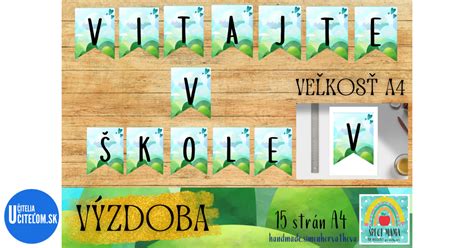 Príklad uvítacej nástenky v škôlke