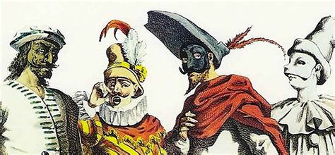 Ilustrácia Commedia dell'arte