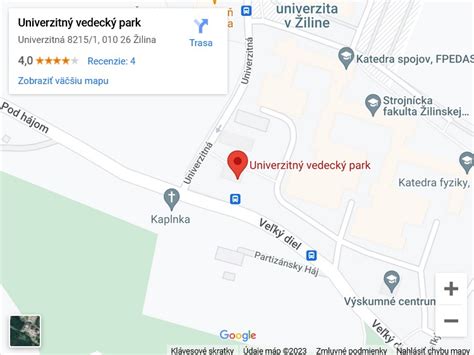 Schéma Univerzitného vedeckého parku MediPark