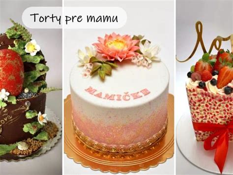 rôzne inšpirácie na narodeninové torty pre mamu, kvetinová torta, parížska torta