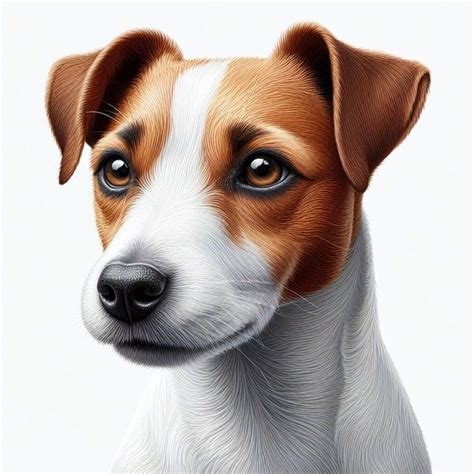 Ilustrácia psa Jack Russell teriéra pri agility