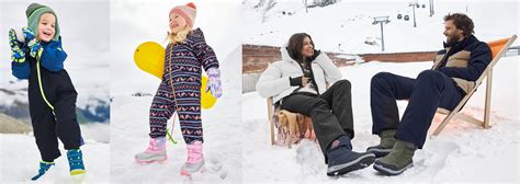 koláž zimných a outdoorových doplnkov