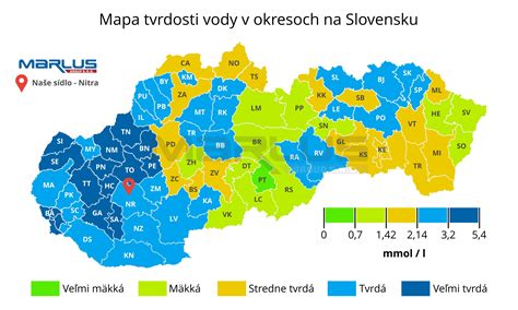 Mapa znázorňujúca rozdiely v zľavách na MHD v rôznych krajoch Slovenska