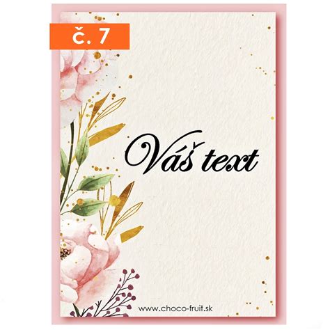 Ukážka elegantnej svadobnej kartičky s ručne písaným textom a kvetinovým motívom